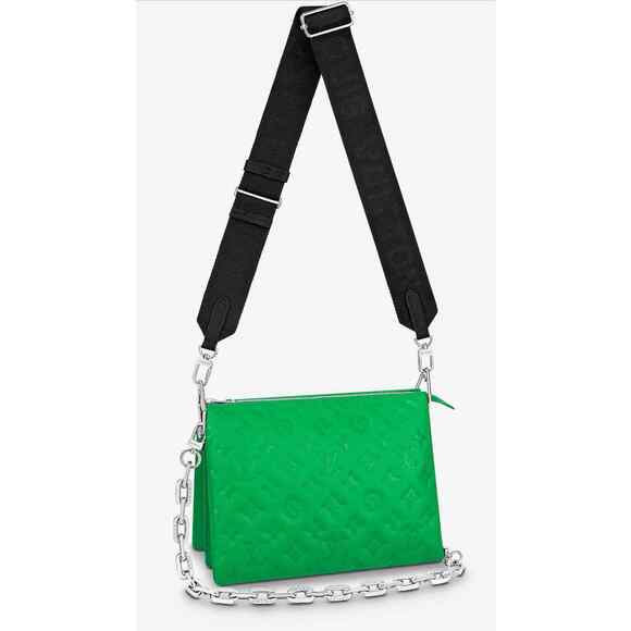 Louis Vuitton Coussin PM Motion Green Monogram Chain Shoulder Crossbody Bag - Picture 1 of 10